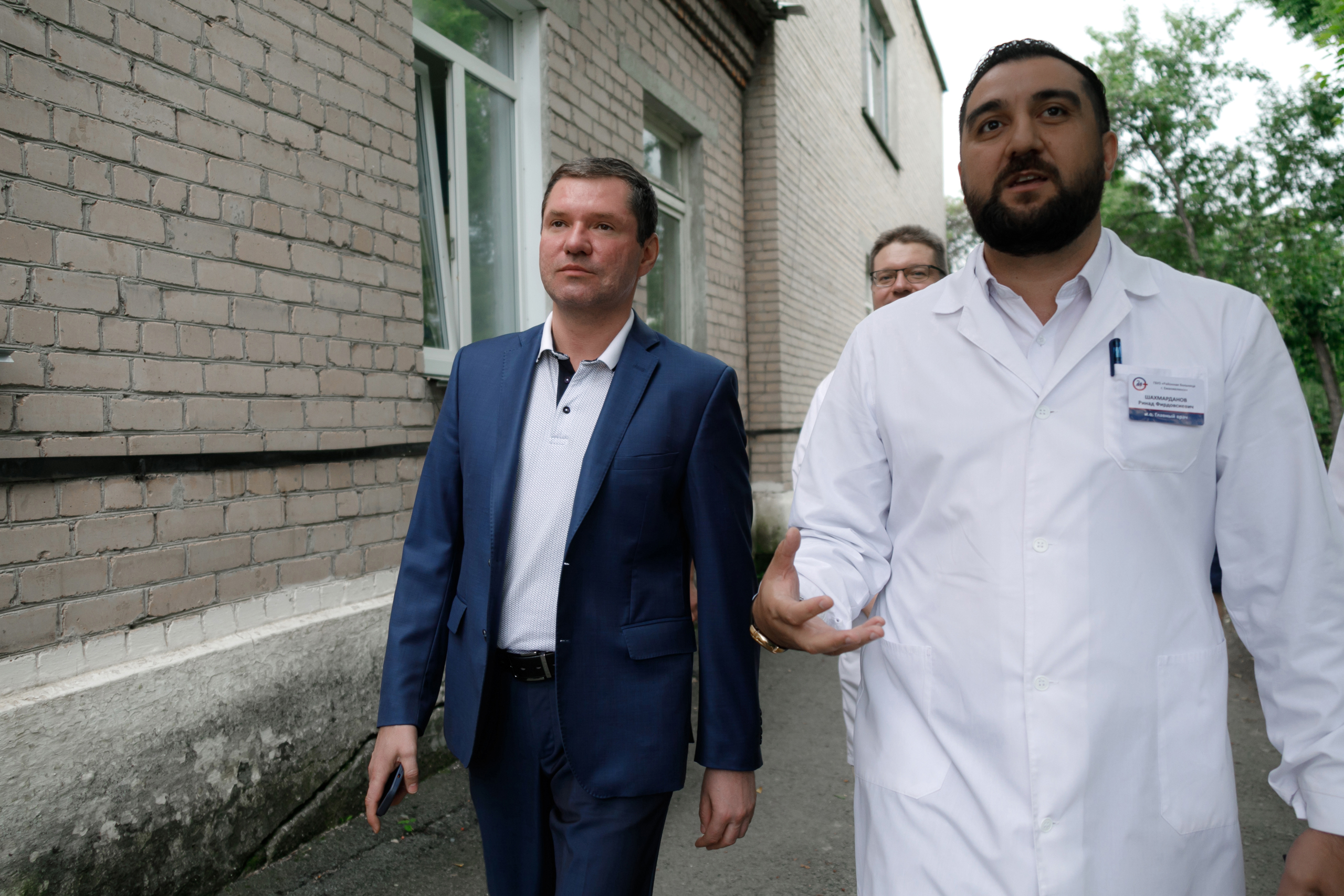 Фото О.Татаркин В Еманжелинской районной больнице продолжаются масштабные ремонтные работы