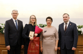 Церемония вручения премии победителям конкурсов журналистских работ 