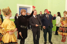Александр Мотовилов, Владимир Дрёмов, Дмитрий Клеутин и Алексей Коваленко посетили Кизильский район