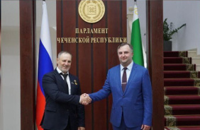 Заместитель председателя Законодательного Собрания Олег Гербер с рабочим визитом посетил Чеченскую Республику