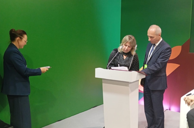 Светлана Черепухина подписала соглашения о сотрудничестве на российской агропромышленной выставке
