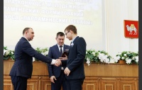 Церемония награждения победителей смотра-конкурса молодежных парламентских формирований и конкурса "Парламентские дебаты"