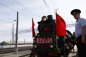 В Челябинск прибыл «Поезд Победы»