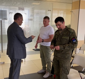 Олег Садовских встретился с мобилизованными