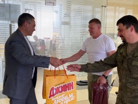 Олег Садовских встретился с мобилизованными