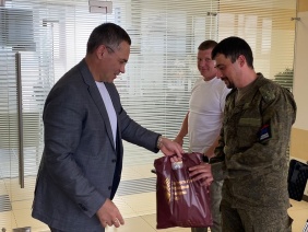 Олег Садовских встретился с мобилизованными